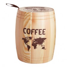 โถไม้ใส่เมล็ดกาแฟ ใหญ่, Coffee Container